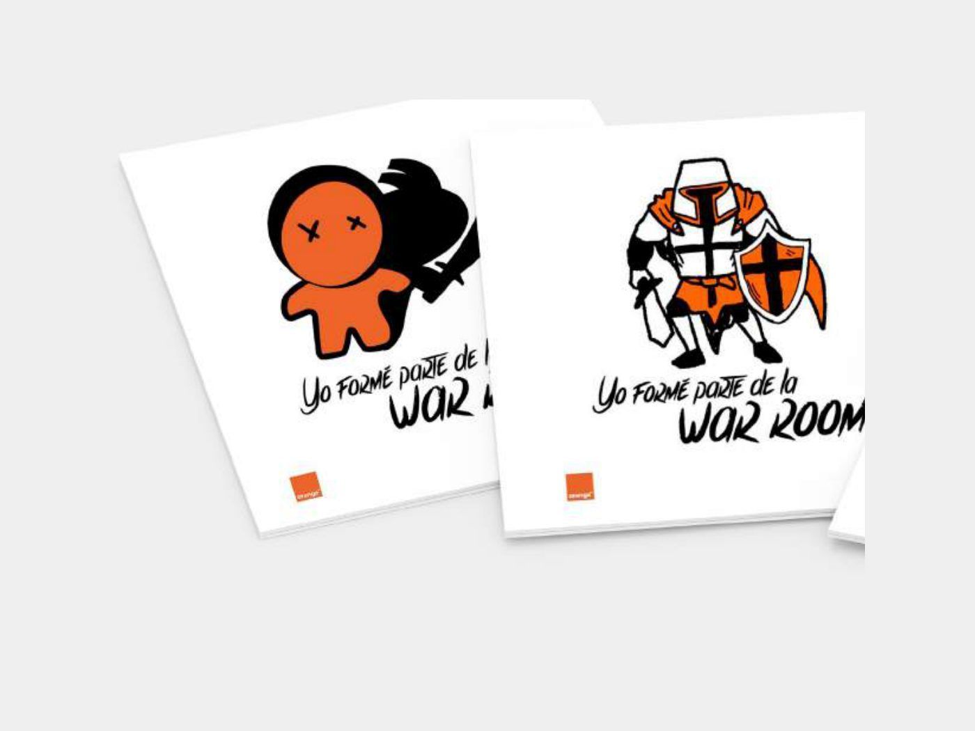 Tres piezas ilustradas de la serie War Room